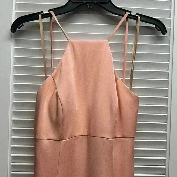 JOVANI JVN 55641 size 4 color blush with high slit - Picture 4 of 7